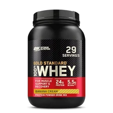 Optimum Nutrition Gold Standard 100% Whey Protein Powder, Banana Cream
