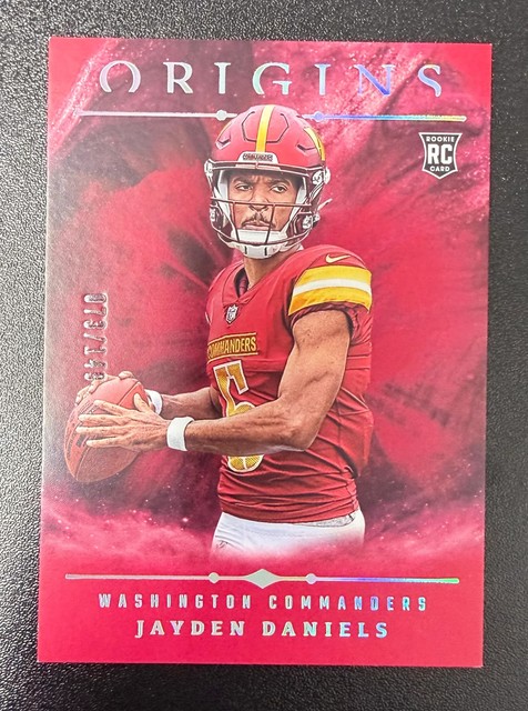 2024 Panini Origins Football Jayden Daniels #144 Red RC 073/149