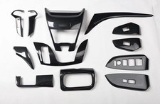 12pcs Black Carbon Fiber Car Interior Kit Cover Trim For Honda Odyssey 2009-2014 12pcs Black Carbon Fiber Car Interior Kit Cover Trim For Honda Odyssey 2009-2014
