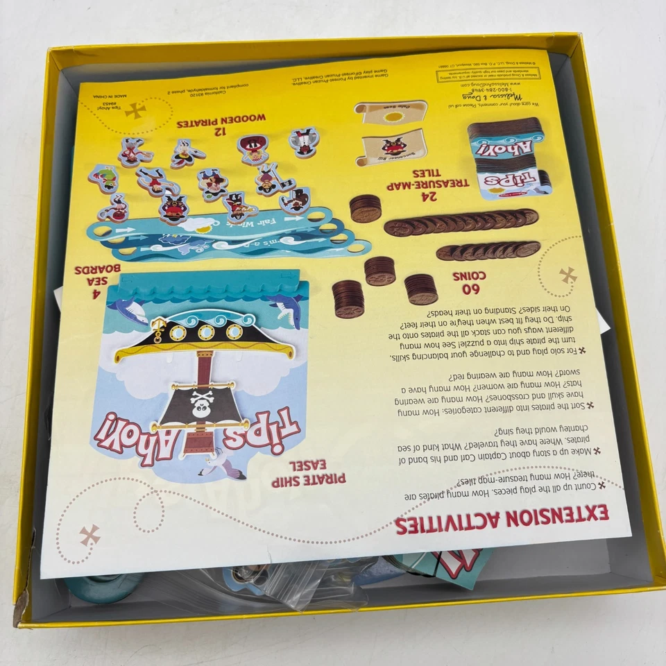 Tips Ahoy El Barco Pirata Juego de Equilibrio COMPLETO Melissa & Doug Niños Niños Foto 3 de 4