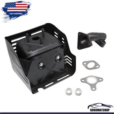 #ad GX340 Muffler Exhaust Replaces For Honda GX390 11HP amp; 13HP With Manifold amp; Nuts $30.21