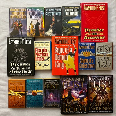 15 The Riftwar Cycle Series Books by Raymond E. Feist / Paperback & Hardcover