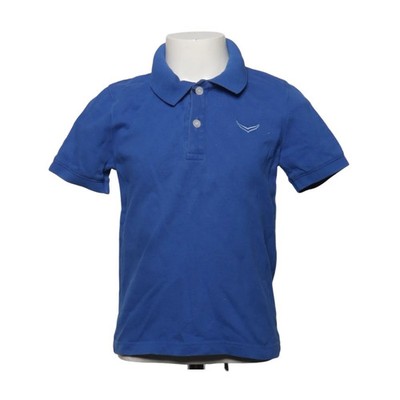 Trigema, Poloshirt, Größe: 116, 116, Blau, Baumwolle, Einfarbig, Jungen #m8n