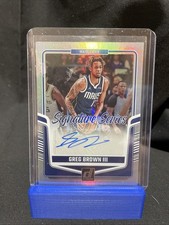 2024-25 Panini Donruss - Signature Series Greg Brown III #SS-GBM (AU)