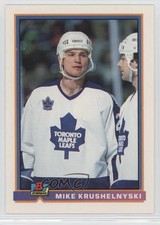 1991-92 Bowman Mike Krushelnyski #166 0a4