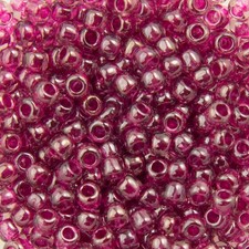 11/0 TOHO ROUND Inside Color Light Amethyst / Fuchsia Lined Seed Bead 8g
