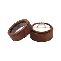 Rings Box Wedding Rings Display Case For Engagement Proposal Anniversary