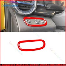 Interruptor de faro rojo brillante para Chevrolet Trax 2023-25 marco de control cubierta embellecedor