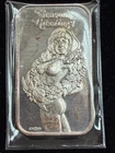 Crown Mint Holiday Beauties 1 OZ .999 Fine Vintage Silver Bar Season's Greetings
