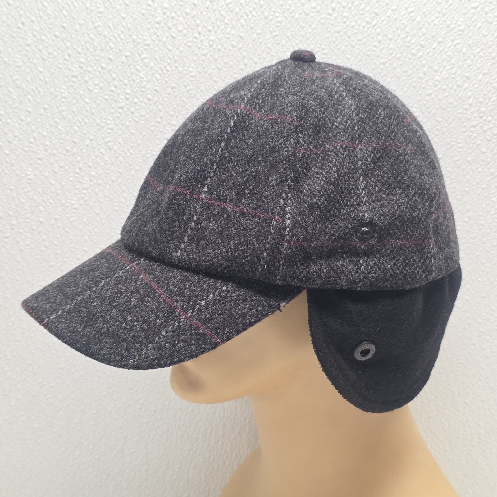 Weatherproof Impermeable Protective Wool Gray Ear… - image 1