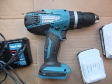 Makita HP457D 18v Cordless Combi Hammer Drill Driver charger 2 Batterys and case