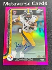 2025 Topps Chrome Kaleb Johnson Magenta Refractor (RAW)
