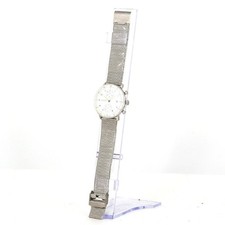 JUNGHANS Max Bill Chronoscope 27/4003 Automatic 40mm Silver Arabic Dial Used 2