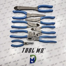 Snap-on Tools Usa Rare New 8-piece Pearl Blue Plier Cutter Lot Set Snap-on Tools Usa Rare New 8-piece Pearl Blue Plier Cutter Lot Set