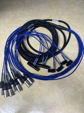 Mogami 8-Channel XLR Snake Cable Flat Cable Black Blue 10-29 ft