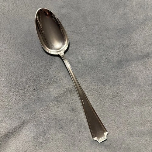 1x  Gorham Fairfax Solid Sterling Silver Serving Spoon 8 1/2" NO MONO ~63 grams