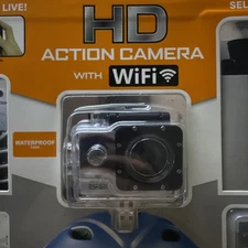 HD Action Camera w/ WiFi & 8GB mircroflash card Waterproof Case f/ Sports Video