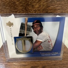 Upper Deck Threads of Time Frank Robinson #TT-FR Orioles Jersey Baseball Card 