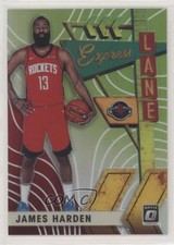 2019 Panini Donruss Optic Express Lane Lime Green Prizm 32/149 James Harden 09dw