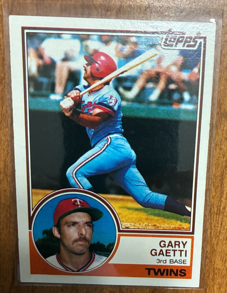 1983 Topps Gary Gaetti Rookie card