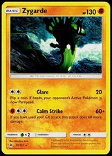 Zygarde 72/131 Rare Forbidden Light Pokemon Near Mint