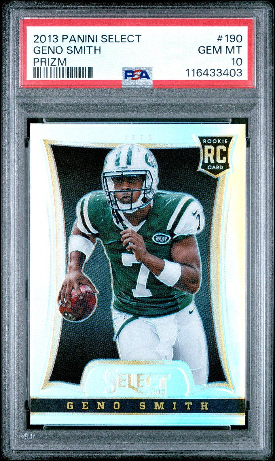 Geno Smith Panini Prizm Rookie Impact #3 Base