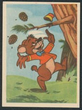 1953 FOSKA WALT DISNEY THE ADVENTURES OF BONGO EVENTYRET DANISH CARD #58 EX