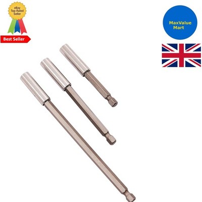 Schnellspanner 3-teilige magnetische Bithalter - perfekt für schwer zu schraubende