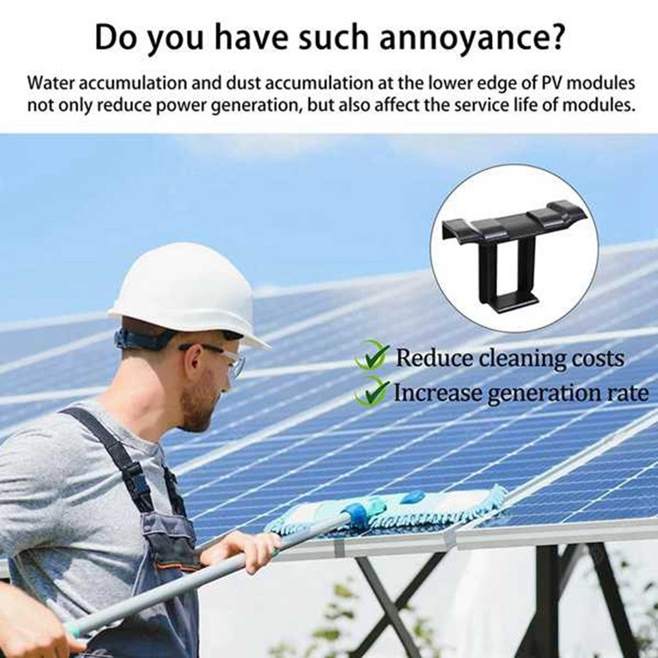 One Pv Module 20PCS Photovoltaic Panel Drainage Buckle Plate Solar Panel Water 4713 ...