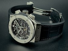 Hublot Classic Fusion Aero 45mm Titanium Skeleton Men's Watch - 525.NX.0170.LR 6
