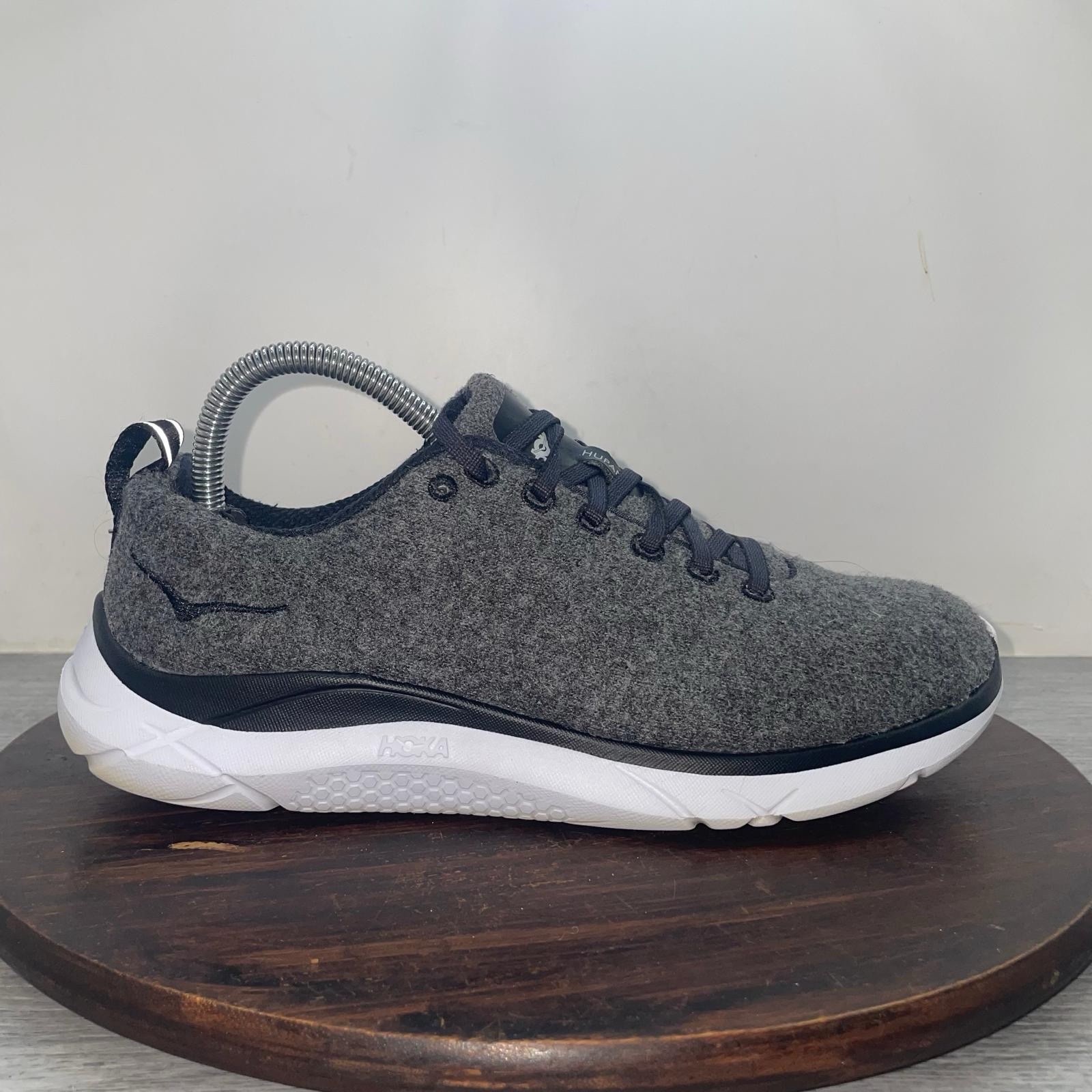 Hoka One One Hupana Gray Wool Sneakers 1097545-NGWH Shoes Sneakers Womens 8.5