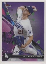2021 Topps Finest Purple Refractor 33/250 Walker Buehler #91 0jz3