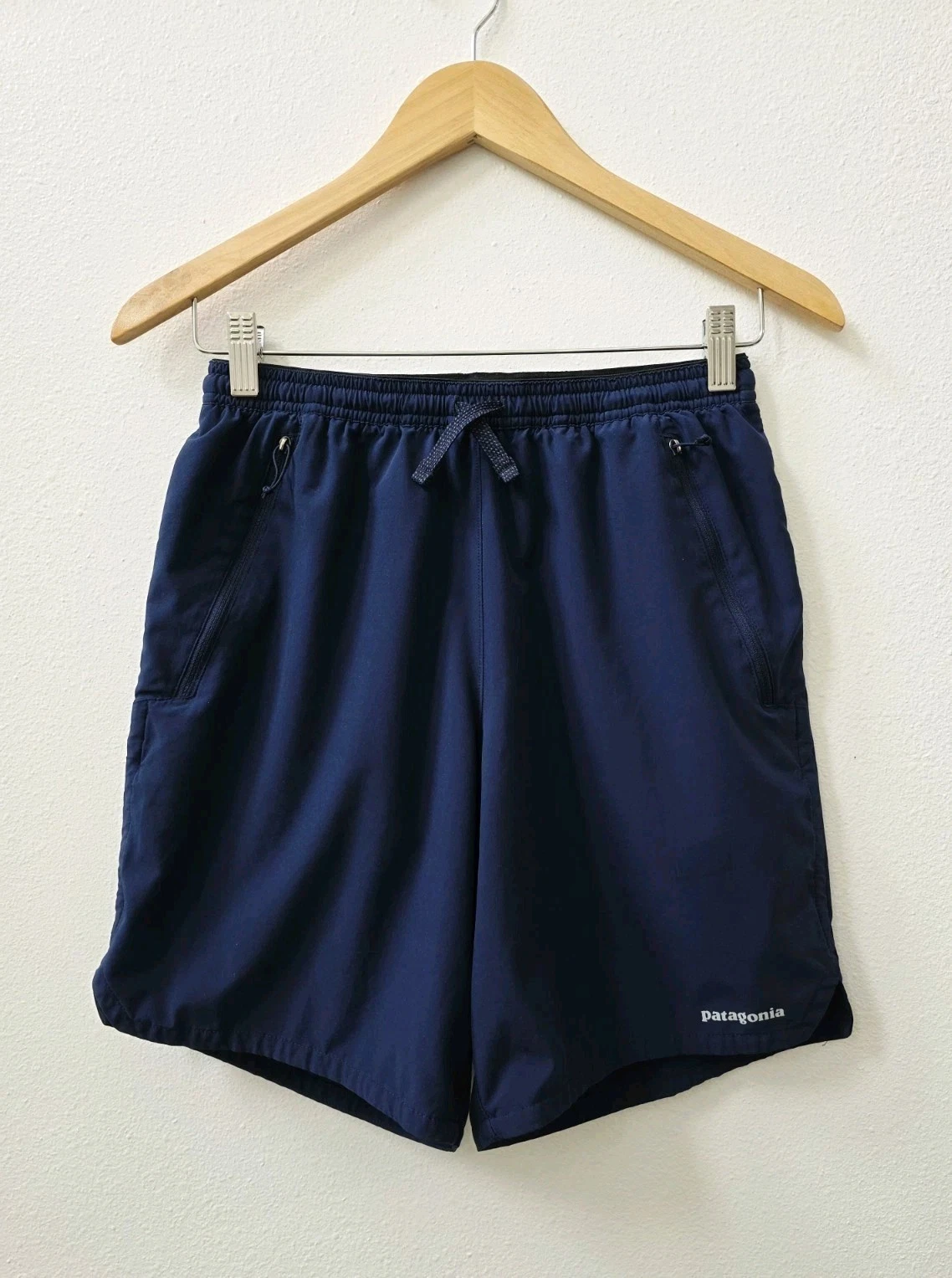 Patagonia Nine Trails Shorts Men' Size XS Blue 8" Hiking Pockets Lightweight