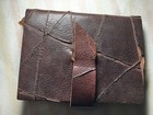 Hand Made Leather Bound Notebook Journal Unused — photo 7