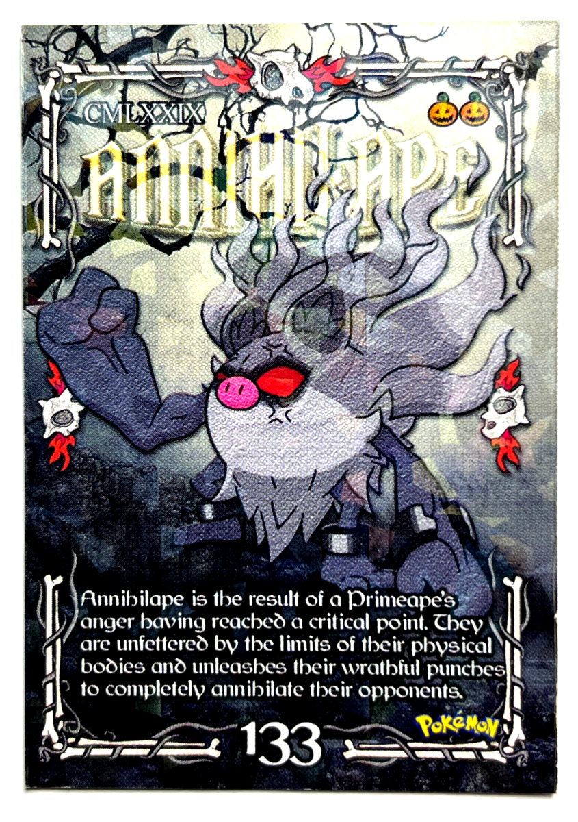 2025 POKEMON HALLOWEEN TRICK OR TREAT Prisma Card #133 ANNIHILAPE