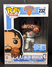 Funko Pop! NBA Jalen Brunson #232 NY Knicks Association Jersey Exclusive Protect