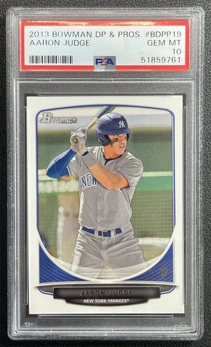 AARON JUDGE PSA 10 2013 BOWMAN DRAFT PICKS & PROSPECTS #BDPP19 YANKEES RC 9761