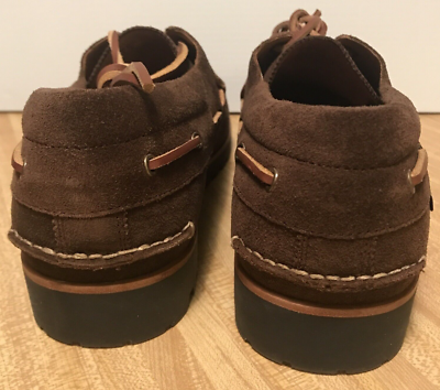 Polo Ralph Lauren Country Ranger Deck Brown Suede Boat Shoes Mens