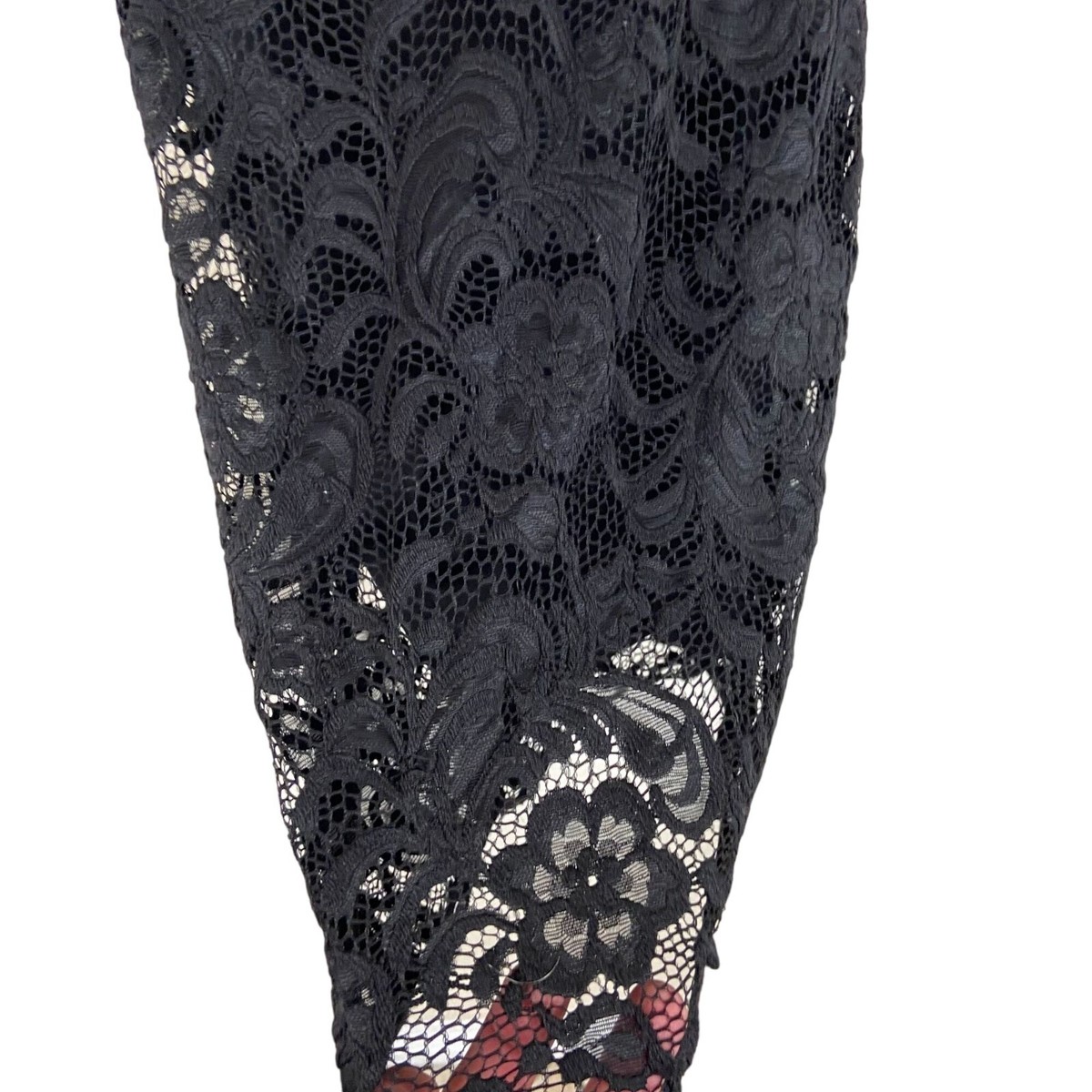 Ambiance Lace Dress Black Sleeve Less Fitted Lined Prom Cocktail Medium | eBay Ambiance Lace Dress Black Sleeve Less Fitted Lined Prom Cocktail Medium | eBay