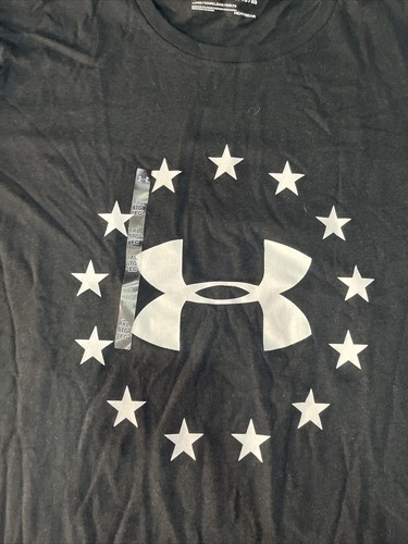 Under Armour Men's T-Shirt Athletic UA Freedom Logo Short Sleeve Tee 1333351 XL - Picture 2 of 8