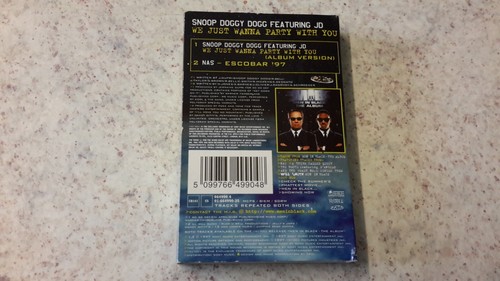 SNOOP DOGGY DOGG FEATURING JD MEN IN BLACK CASSETTE SINGLE 1997 PLAY TESTED RARE - Picture 2 of 3