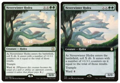 #ad MTG CMR: Adventures in the Forgotten Realms AFC Neverwinter Hydra MINT SELECT $15.99