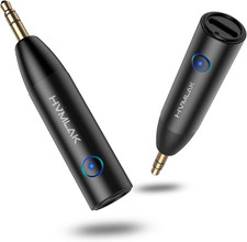 Adaptador auxiliar para coche Bluetooth 5.3 con micr fono mejorado,