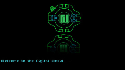 Digimon gnu linux awesome wm playmat gaming mat