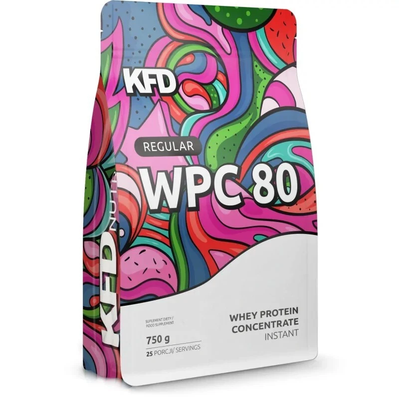 KFD WPC 80 Whey Protein Powder 750g KFD high quality ingredients