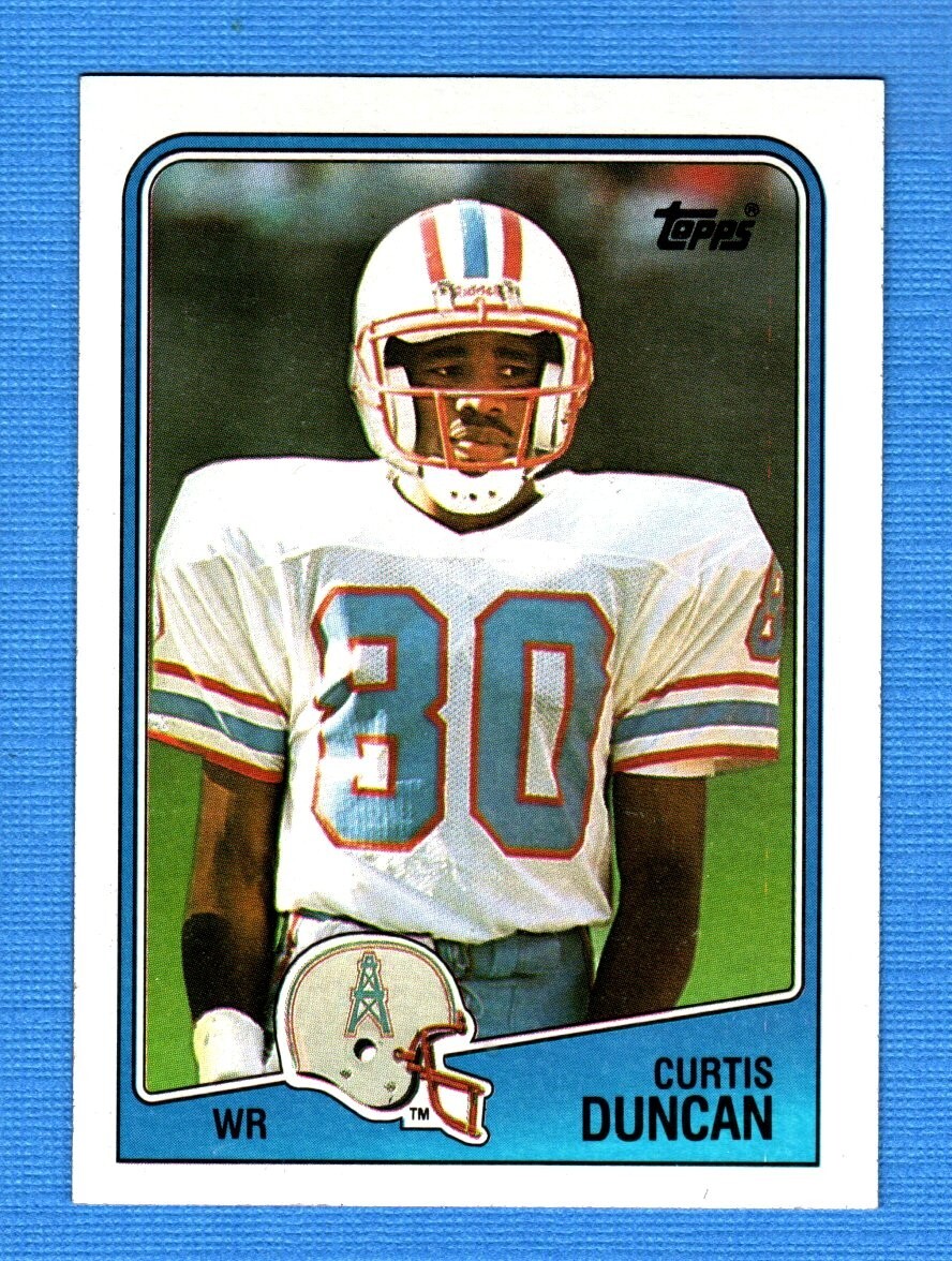 1988 Topps #108 Curtis Duncan NM+ Oilers