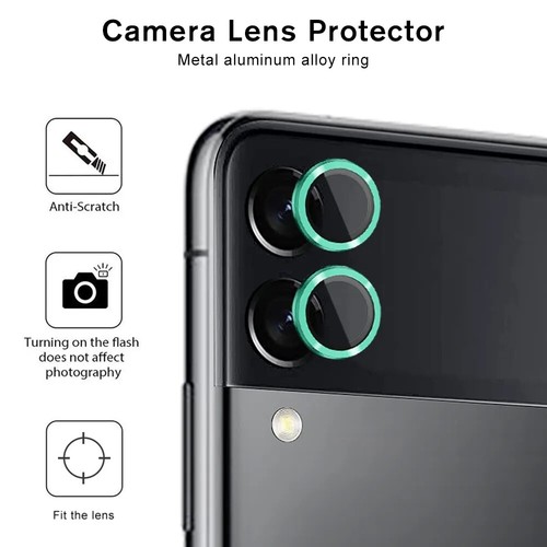 2PCS For Samsung Galaxy Z Flip 6 5 5G Camera Lens Cover Tempered Glass Protector - 第 10/20 張圖片
