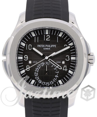 Patek Philippe Aquanaut Steel Travel Time Rubber Black 5164A-001 BOX PAPERS