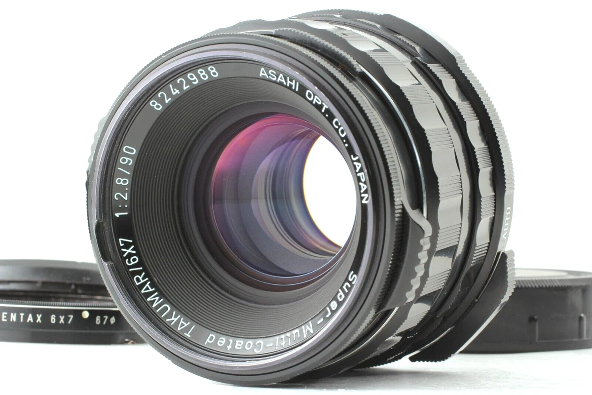 N MINT+++】 Pentax 6x7 SMC Takumar 90mm F2.8 LS Lens Shutter for