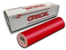 12" X 10ft - Red Oracal 651 Craft  Hobby Cutting Vinyl Roll